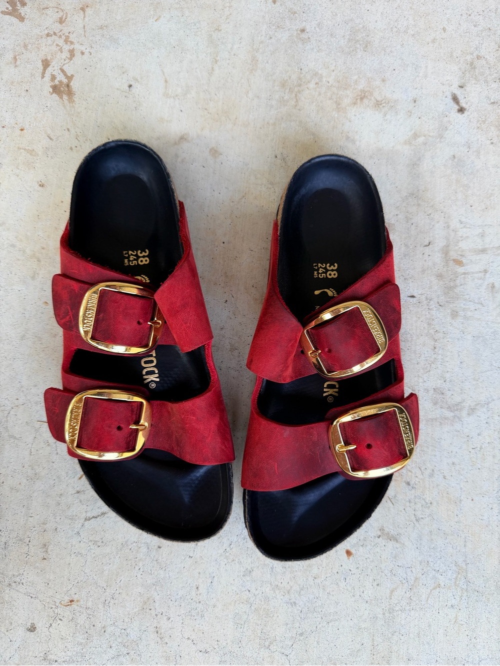 Birkenstock 38 100% Leather New